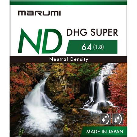 MARUMI Super DHG ND64 Filtr fotograficzny szary 82mm